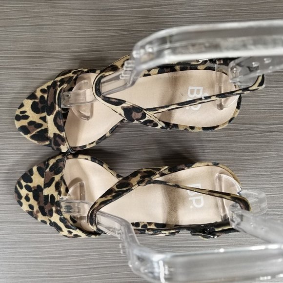 BP. Lula Slingback Sandal, Leopard Print, Womens Size 5 M - Picture 6 of 10